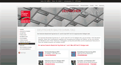 Desktop Screenshot of bautechniktag.de